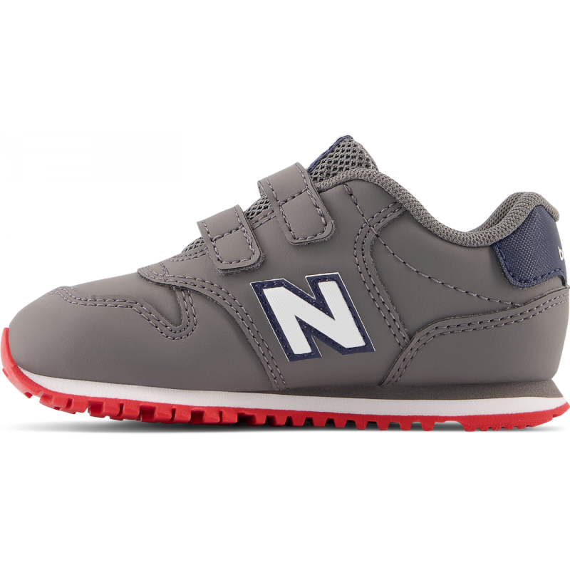 new balance 500 infantil con velcro en gris