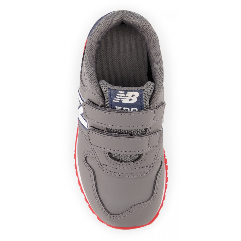 new balance 500 infantil con velcro en gris