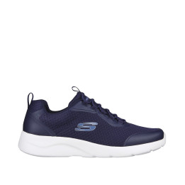 Skechers para hombre en color marino con cordón elástico