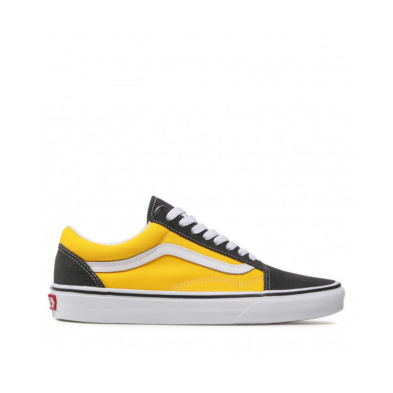 Vans old skool en color amarillo y negro