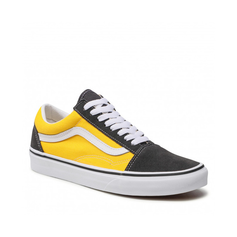 Vans old skool en color amarillo y negro