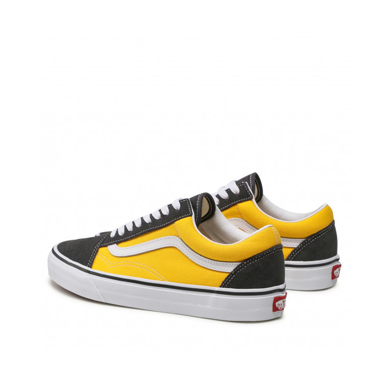 Vans old skool en color amarillo y negro