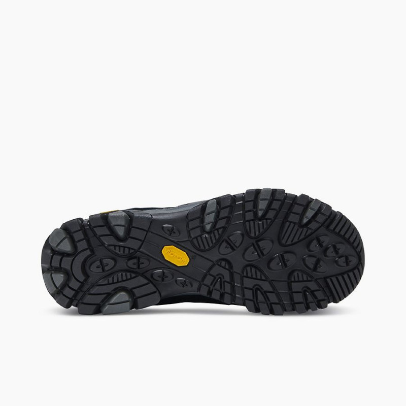 Bota de montaña merrell moab con gore-tex y suela vibram en negro-gris
