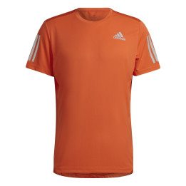 Camiseta Adidas de entrenamiento o para correr en color naranja