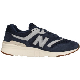 New balance 997 en color azul marino y gris de moda