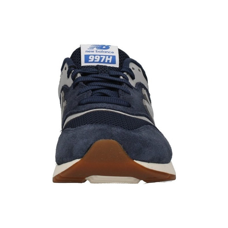 New balance 997 en color azul marino y gris de moda