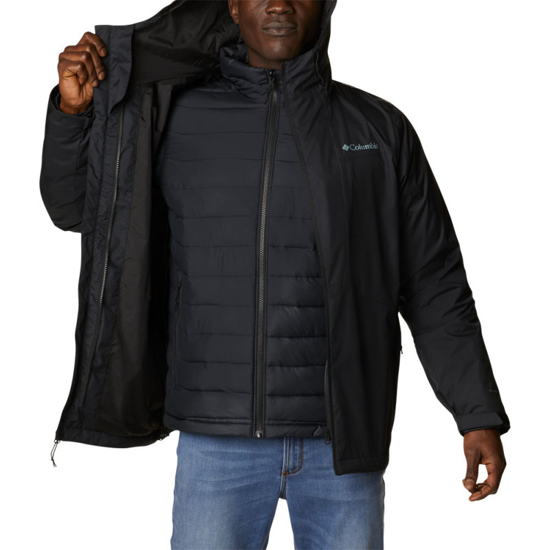 Chaqueta columbia desmontable con prenda interior aislante
