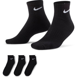 Calcetines nike negros pack de tres pares