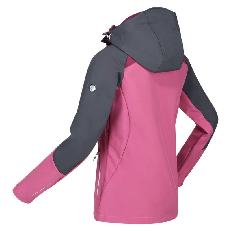 Chaqueta Regatta para mujer en color rosa-morado-gris