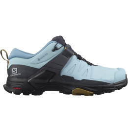 Salomon x ultra 4 gtx azul claro para mujer impermeable para montaña