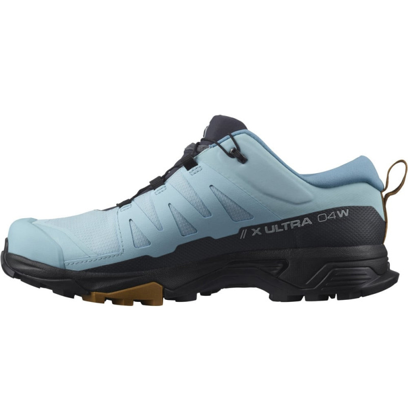 Salomon x ultra 4 gtx azul claro para mujer impermeable para montaña