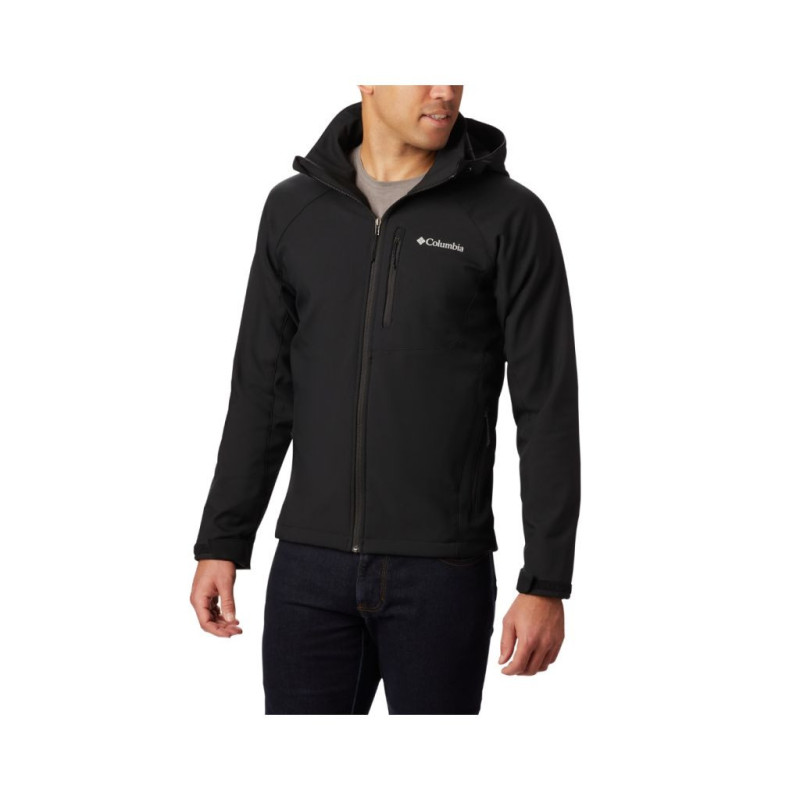 Columbia softshell con capucha desmontable negro