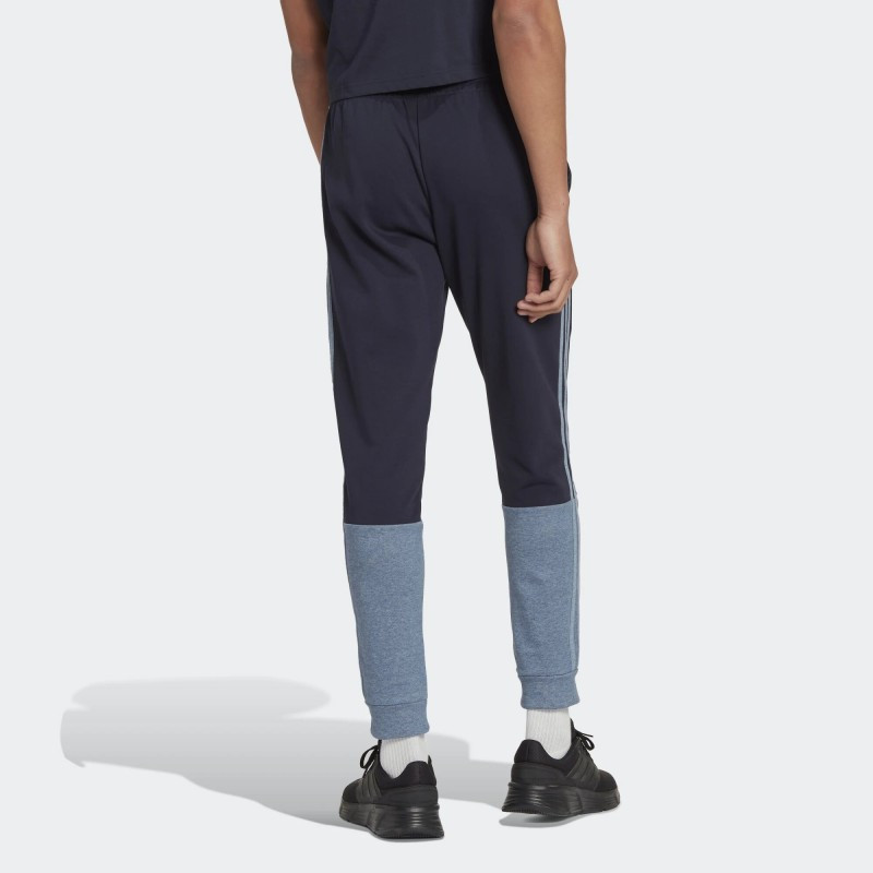 Adidas pantalón algodón largo en marino y gris azulado