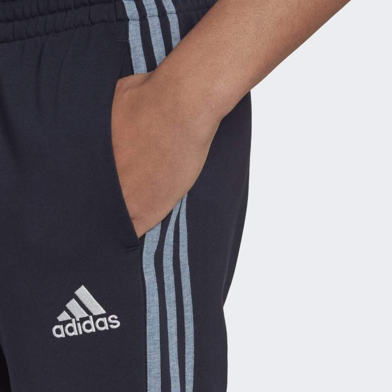 Adidas pantalón algodón largo en marino y gris azulado