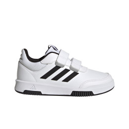 Adidas tensaur sport 2.0 cf blanca con las bandas negras para el cole