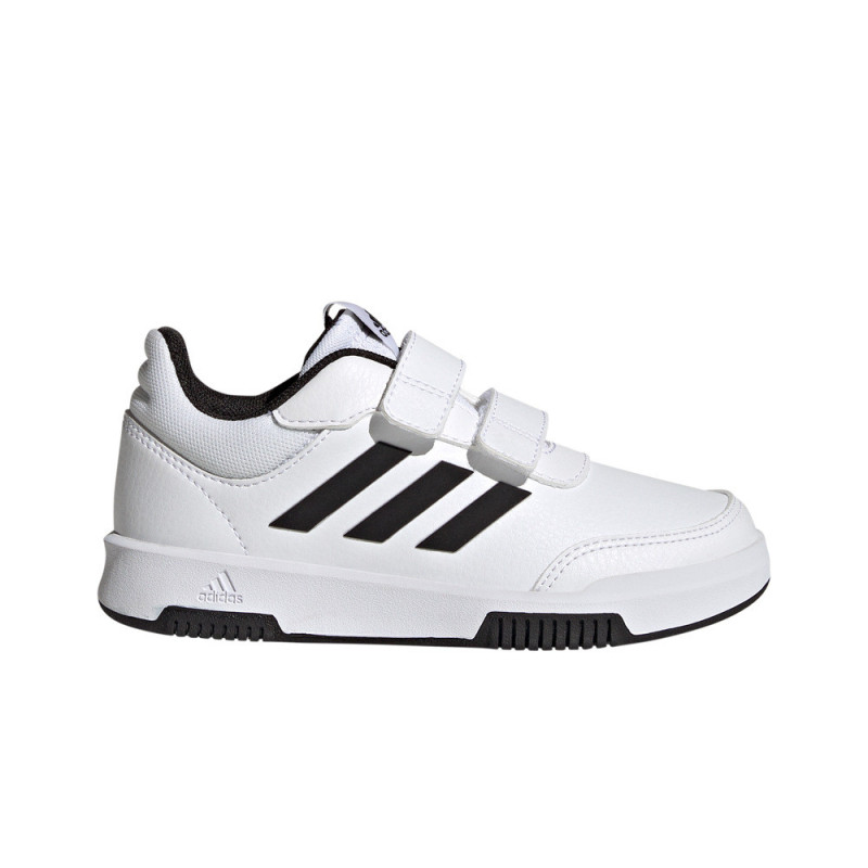 Adidas tensaur sport 2.0 cf blanca con las bandas negras para el cole