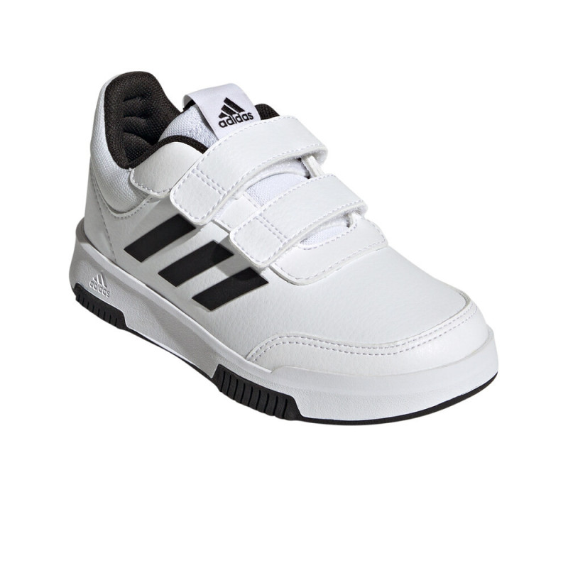 Adidas tensaur sport 2.0 cf blanca con las bandas negras para el cole