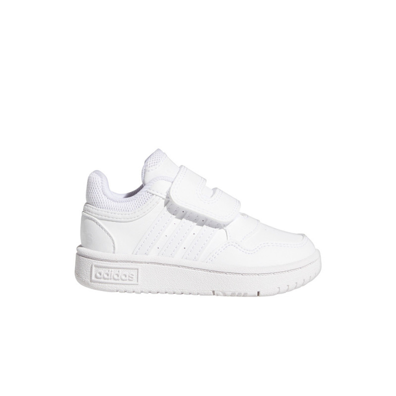 Adidas hoops blanco con velcro en tallas 20 al 27
