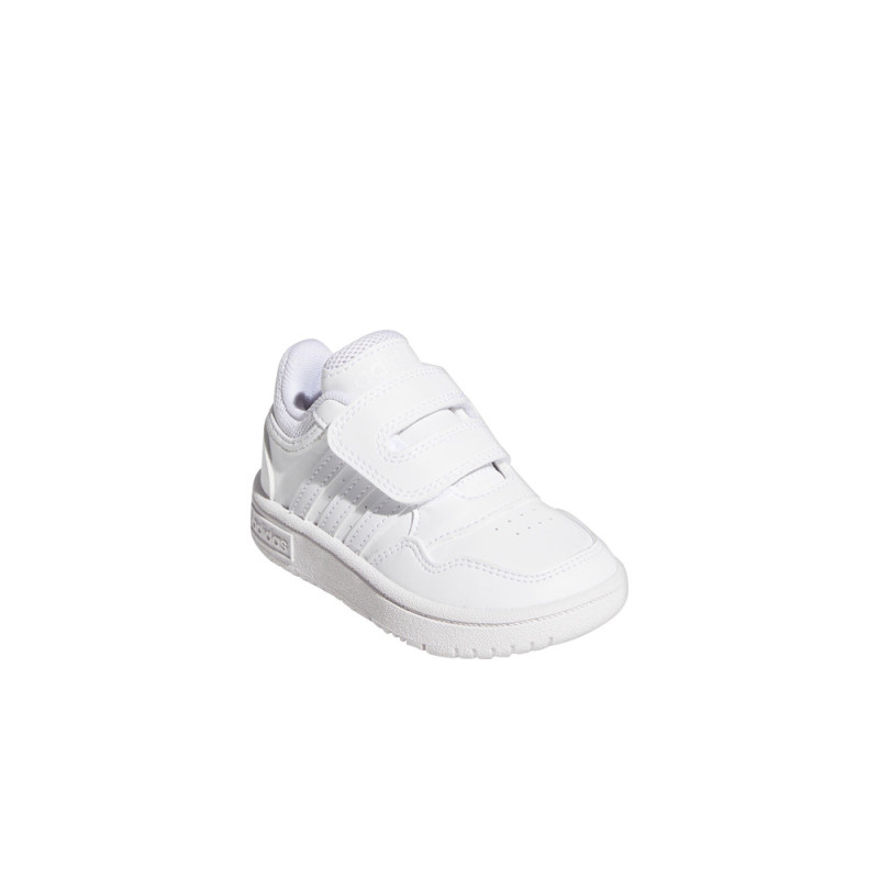 Adidas hoops blanco con velcro en tallas 20 al 27