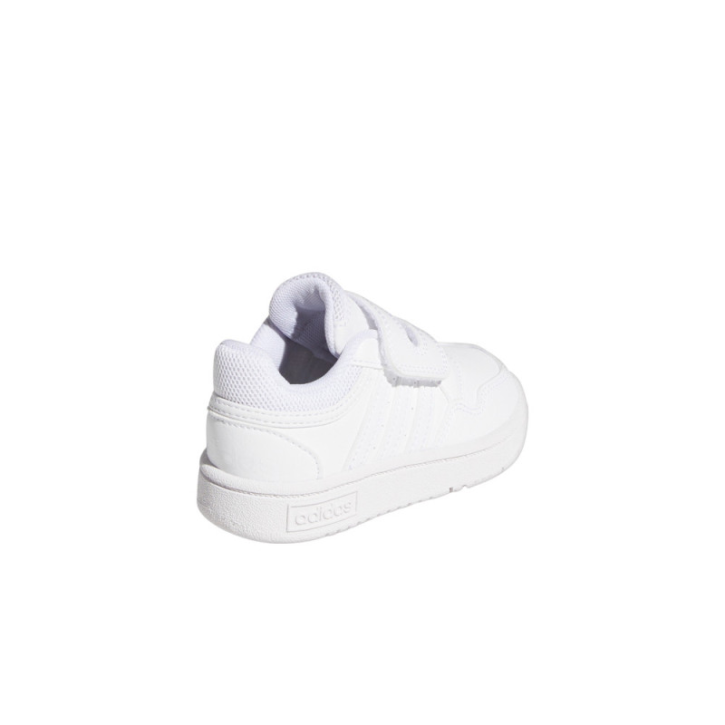 Adidas hoops blanco con velcro en tallas 20 al 27