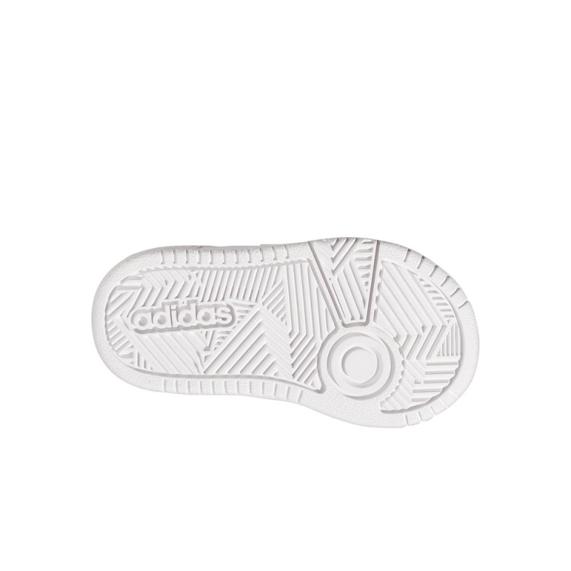 Adidas hoops blanco con velcro en tallas 20 al 27