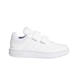 Adidas hoops multideporte blanca con velcro en tallas 28 al 35