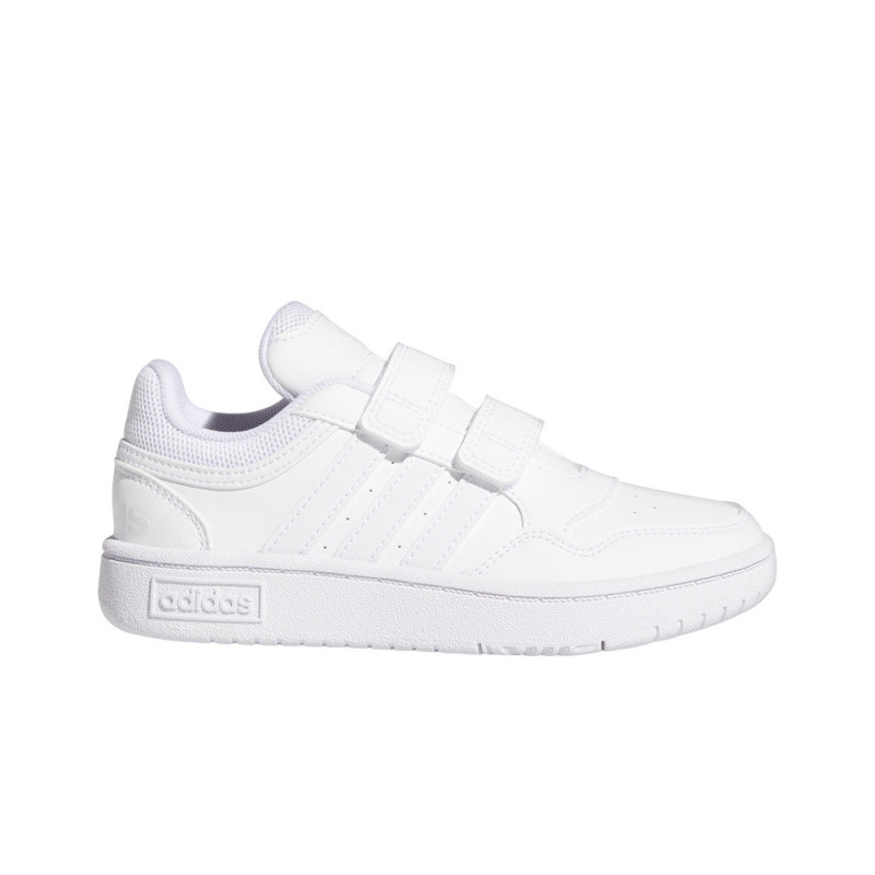 Adidas hoops multideporte blanca con velcro en tallas 28 al 35