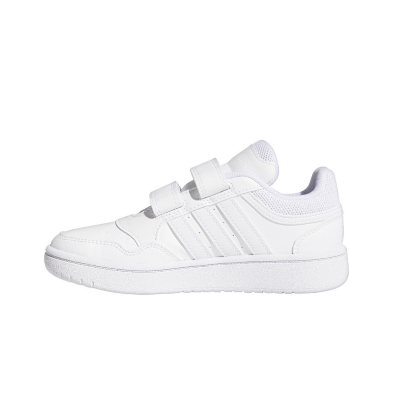 Adidas hoops multideporte blanca con velcro en tallas 28 al 35