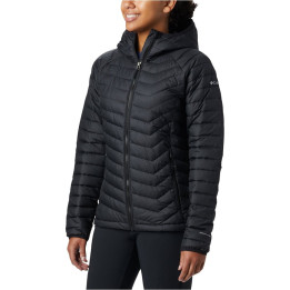 Columbia powder lite hooded  jacket black