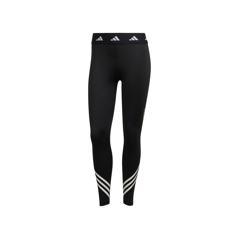 Adidas maya larga 7/8 de mujer en color negro con bandas en blanco