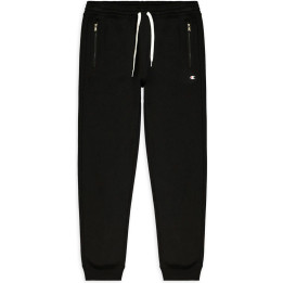 Champion pantalón largo de chandal en algodón negro bolsillos cremallera
