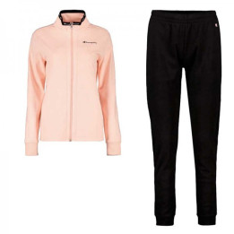 Chandal para mujer champion de algodón rosa y negro