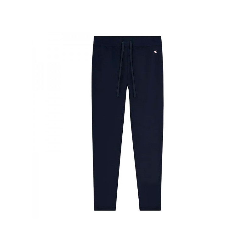 Champion pantalón de algodón de mujer en color marino