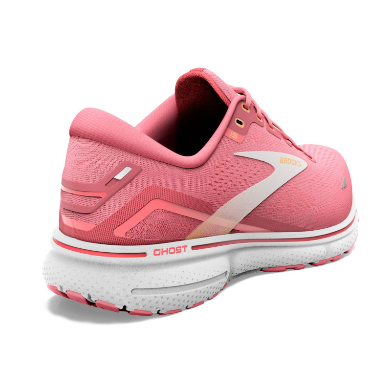 Zapatilla de correr para mujer brooks ghost 15 amortiguada y ligera