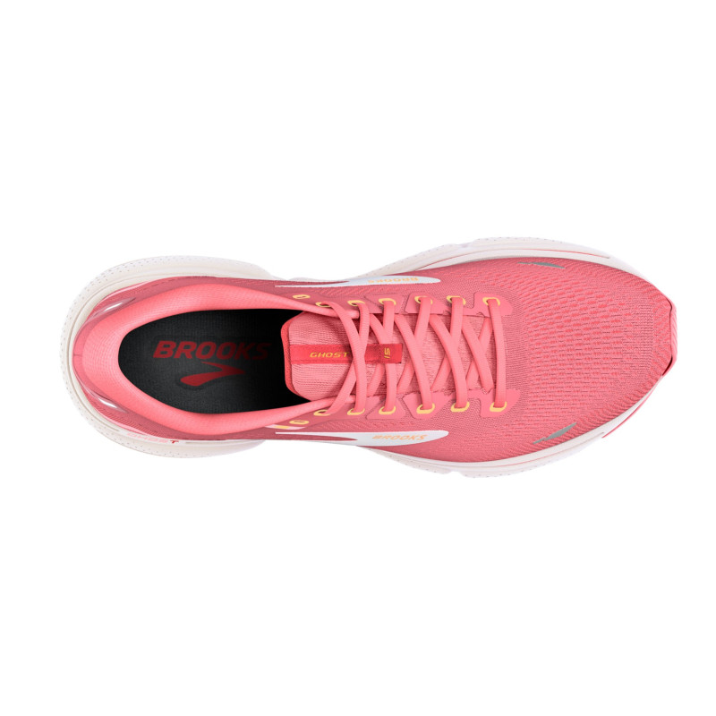 Zapatilla de correr para mujer brooks ghost 15 amortiguada y ligera