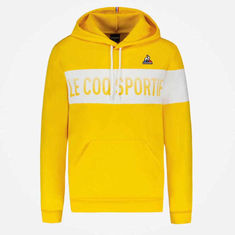 Le coq sportif Sudadera con capucha amarilla
