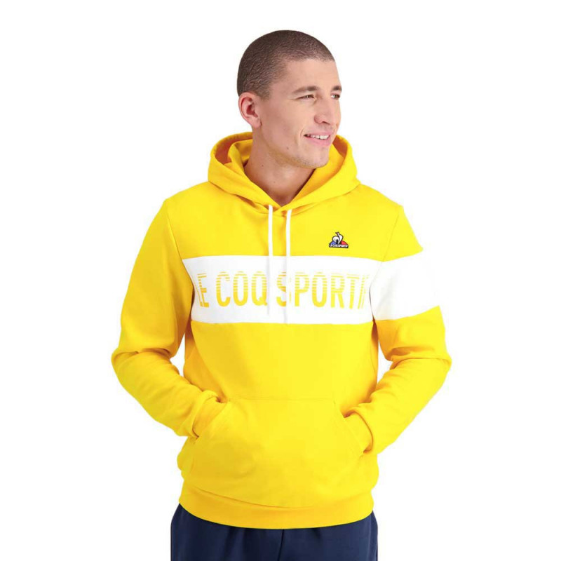 Le coq sportif Sudadera con capucha amarilla