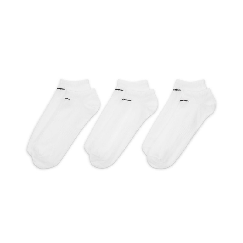 Nike calcetines pinkies en pack de 3 pares en blanco