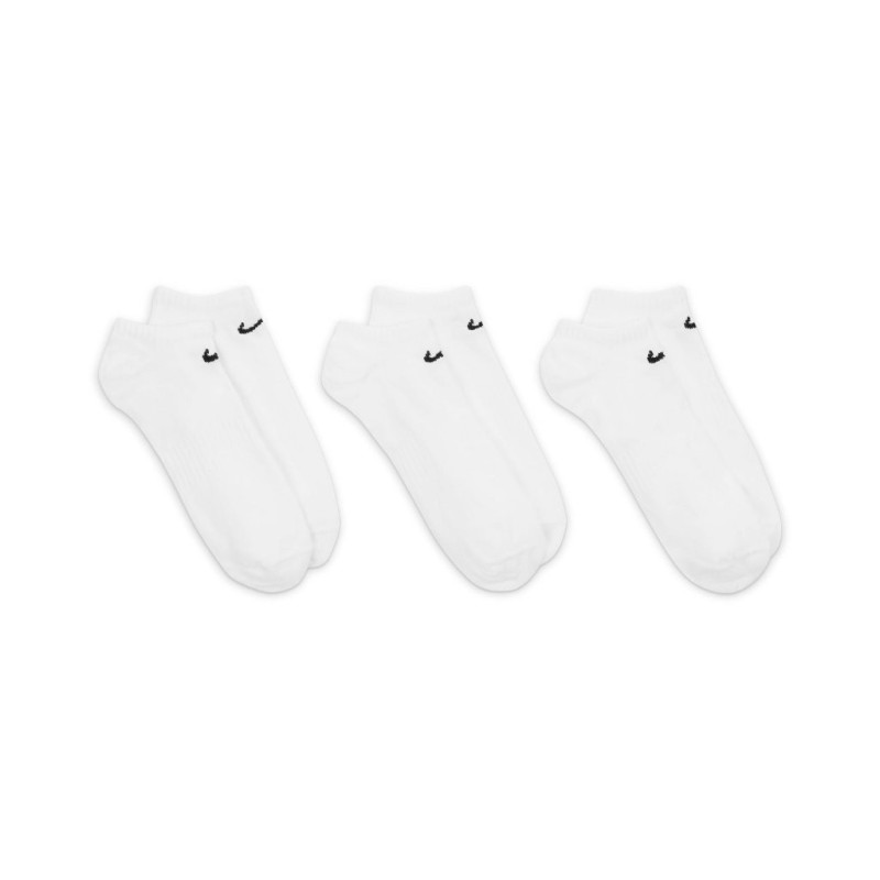 Nike calcetines pinkies en pack de 3 pares en blanco
