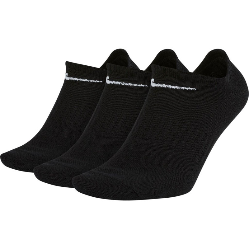 Nike pack de 3 pares de calcetines pinkis en color negro