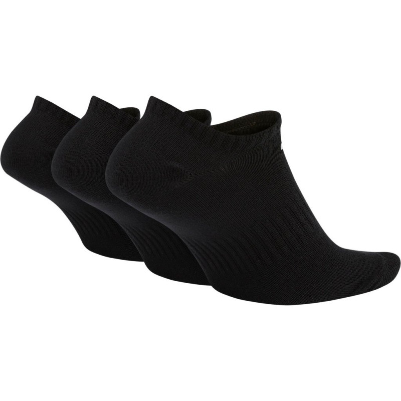 Nike pack de 3 pares de calcetines pinkis en color negro