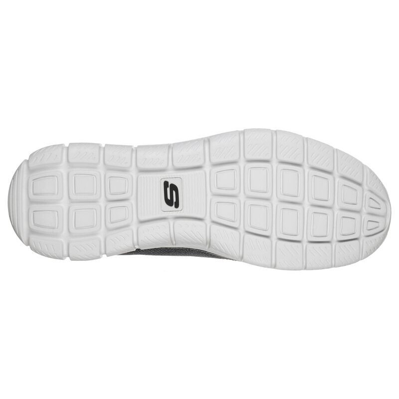 skechers track gris con memory foam para hombre
