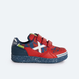 munich g-3 velcro en rojo y azul marino del 26 al 32
