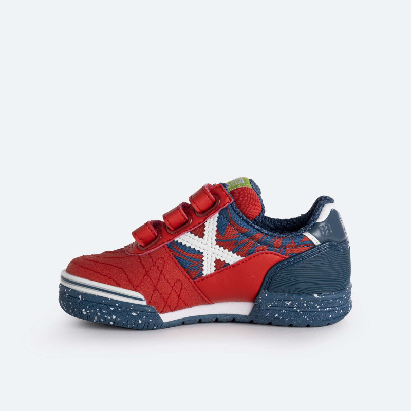 munich g-3 velcro en rojo y azul marino del 26 al 32