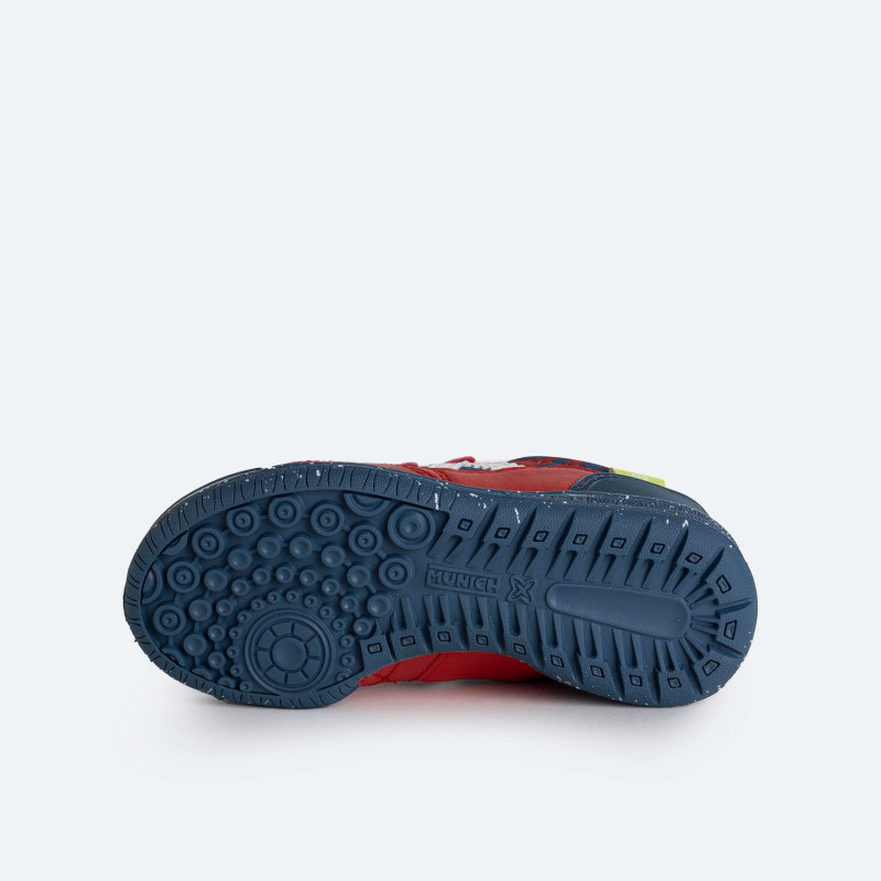 munich g-3 velcro en rojo y azul marino del 26 al 32