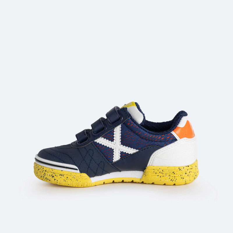 Munich G-3 kid velcro indoor 361 Navy/yellow/white