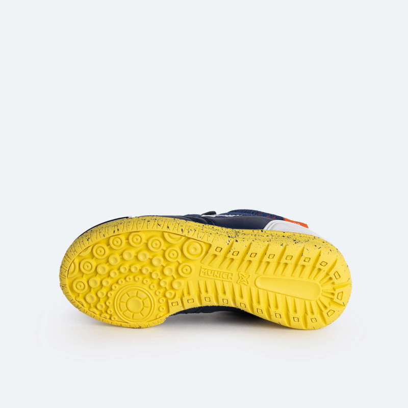 Munich G-3 kid velcro indoor 361 Navy/yellow/white