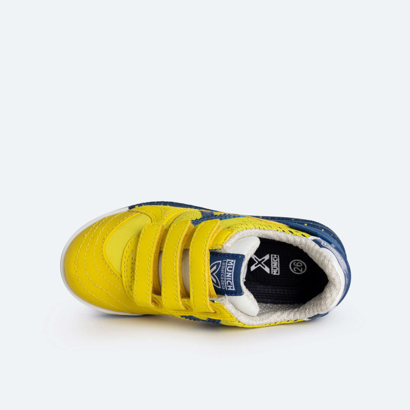 Munich G-3 kid velcro indoor 362 yellow/navy