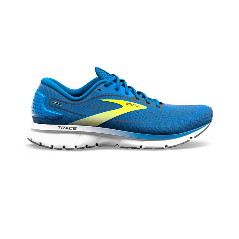 Brooks trace 2 hombre en azul y amarillo