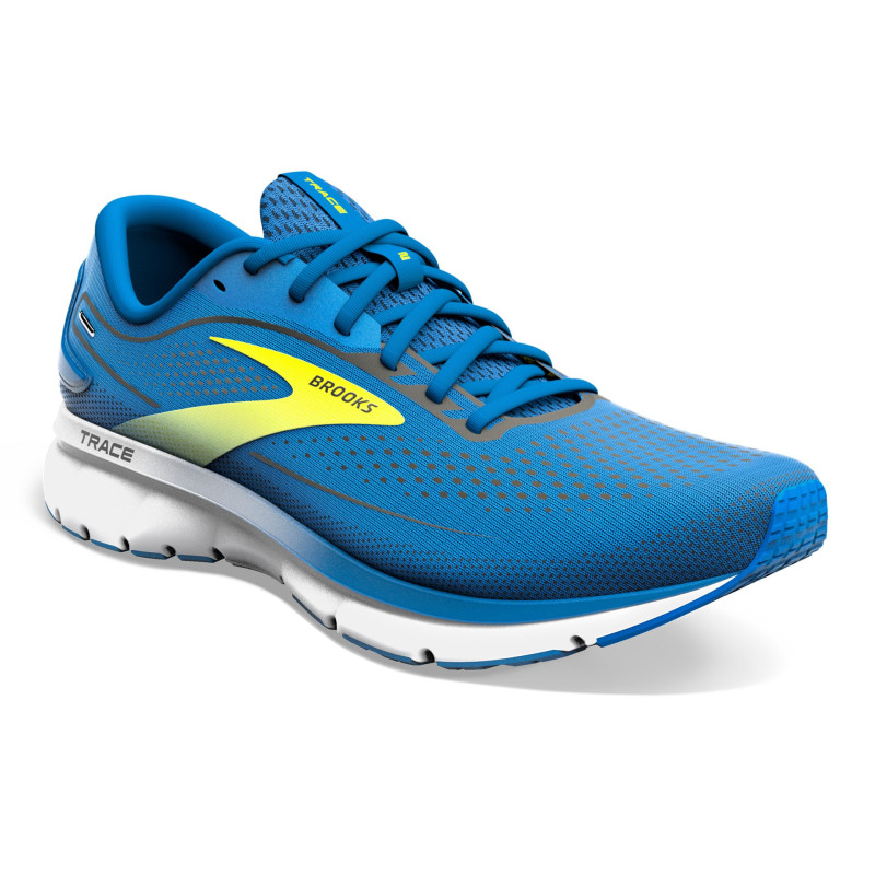 Brooks trace 2 hombre en azul y amarillo